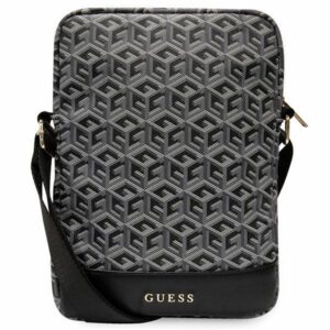 Guess Bag GUTB10HGCFSEK 10" juoda/juoda GCube Stripe Planšetės krepšys