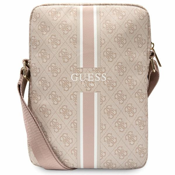 Guess Krepšys GUTB10P4RPSP 10" rožinė/rožinė 4G Stripes planšetinio kompiuterio krepšys