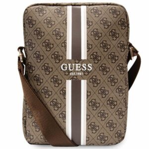 Guess Krepšys GUTB10P4RPSW 10" ruda/ruda 4G Stripes planšetinio kompiuterio krepšys