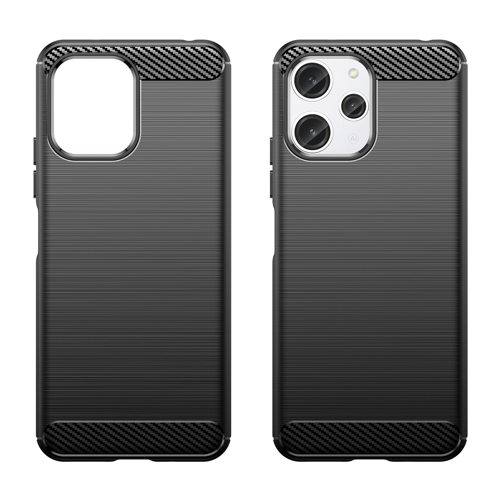 Karboninis dėklas Xiaomi Redmi 12 – juodas