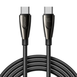 Joyroom Pioneer Series SA31-CC5 USB-C / USB-C 240W Laidas 1.2m - juodas