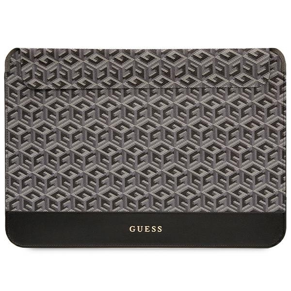 Guess GCube Stripes dėklas 16" nešiojamajam kompiuteriui - juodas