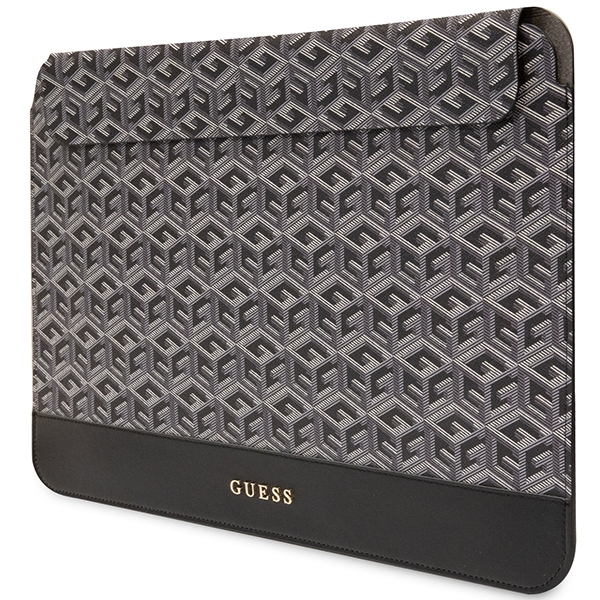 Guess GCube Stripes dėklas 16" nešiojamajam kompiuteriui - juodas