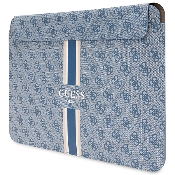 Guess 4G Printed Stripes dėklas 16" nešiojamajam kompiuteriui - mėlynas