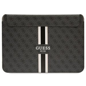 Guess 4G Printed Stripes dėklas 16" nešiojamajam kompiuteriui - juodas
