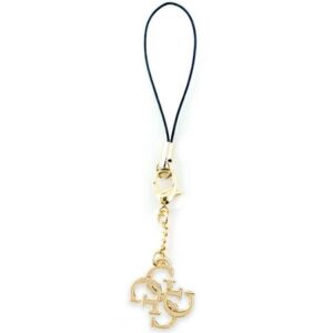 Guess Dėklas GUCPM4GID Telefono dirželis 4G Glitter Charm