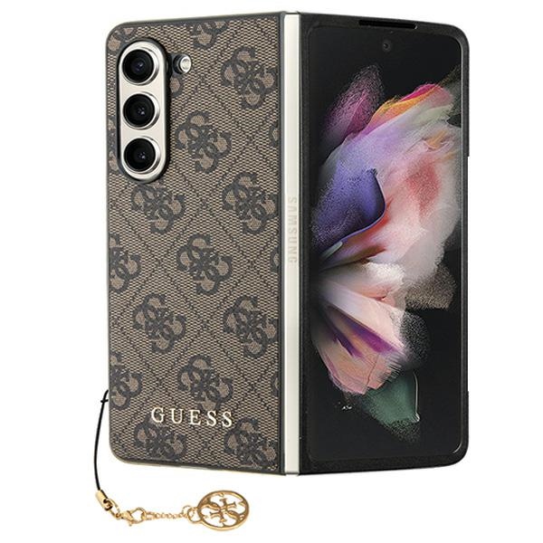 Guess 4G Charms dėklas Galaxy Z Fold5 – rudas