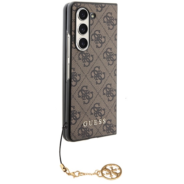 Guess 4G Charms dėklas Galaxy Z Fold5 – rudas
