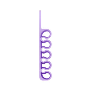 Silikono biuro organizatorius - violetinė