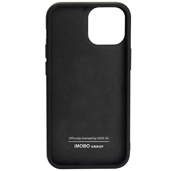 Audi Carbon Fiber dėklas iPhone 14 Pro Max – juodas