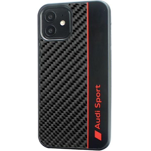 Audi anglies pluošto dėklas iPhone 11/XR – juodas