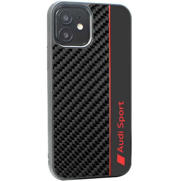 Audi anglies pluošto dėklas iPhone 11/XR – juodas