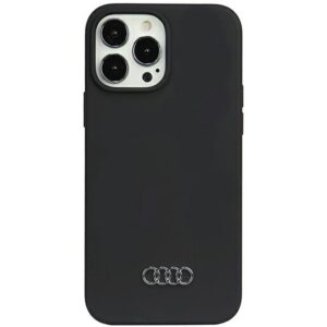Audi silikoninis dėklas iPhone 13 Pro Max – juodas
