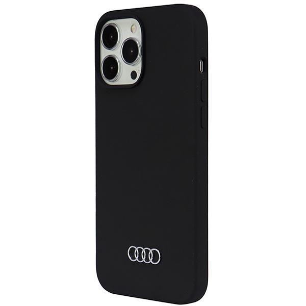 Audi silikoninis dėklas iPhone 13 Pro Max – juodas