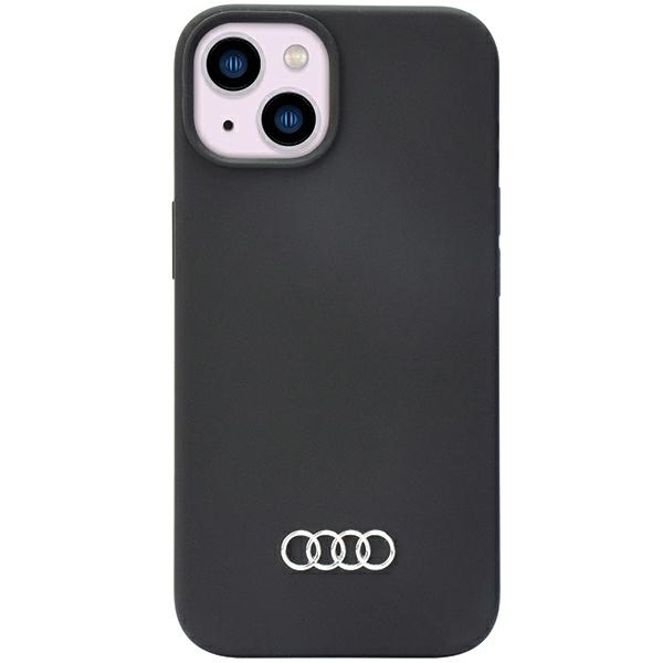 Audi silikoninis dėklas iPhone 14 – juodas