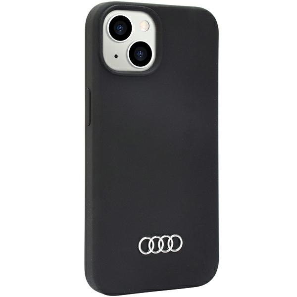 Audi silikoninis dėklas iPhone 14 – juodas