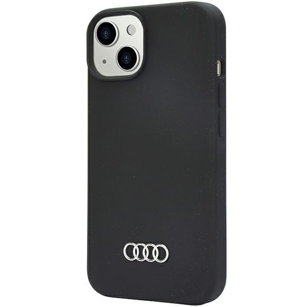 Audi silikoninis dėklas iPhone 14 – juodas