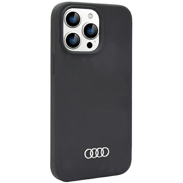 Audi silikoninis dėklas iPhone 14 Pro – juodas