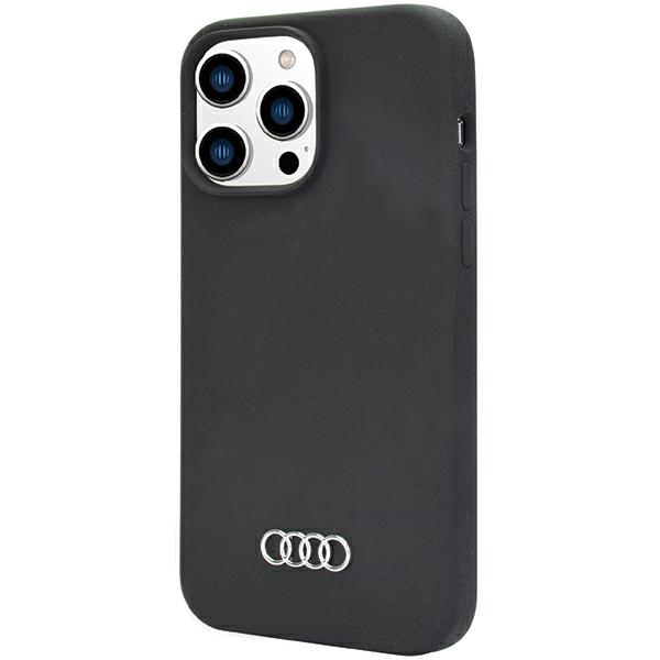 Audi silikoninis dėklas iPhone 14 Pro – juodas