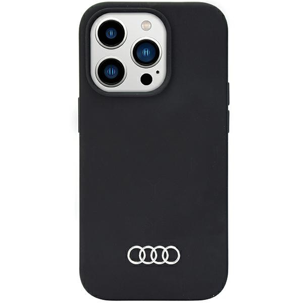 Audi silikoninis dėklas iPhone 14 Pro Max – juodas