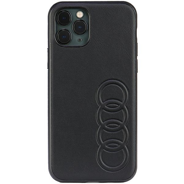 Audi sintetinės odos dėklas iPhone 11 Pro – juodas