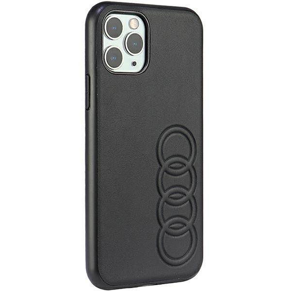 Audi sintetinės odos dėklas iPhone 11 Pro – juodas