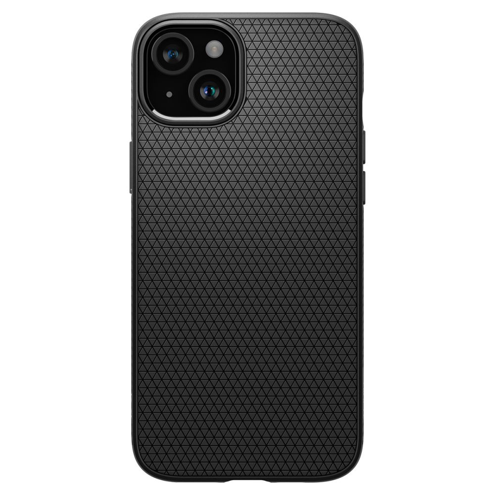 Dėklas Spigen Liquid Air iPhone 15 Matinis Juodas