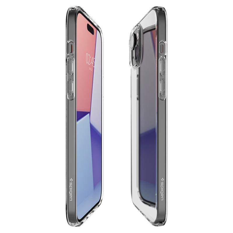 Spigen Crystal Flex dėklas iPhone 15 Plus – skaidrus