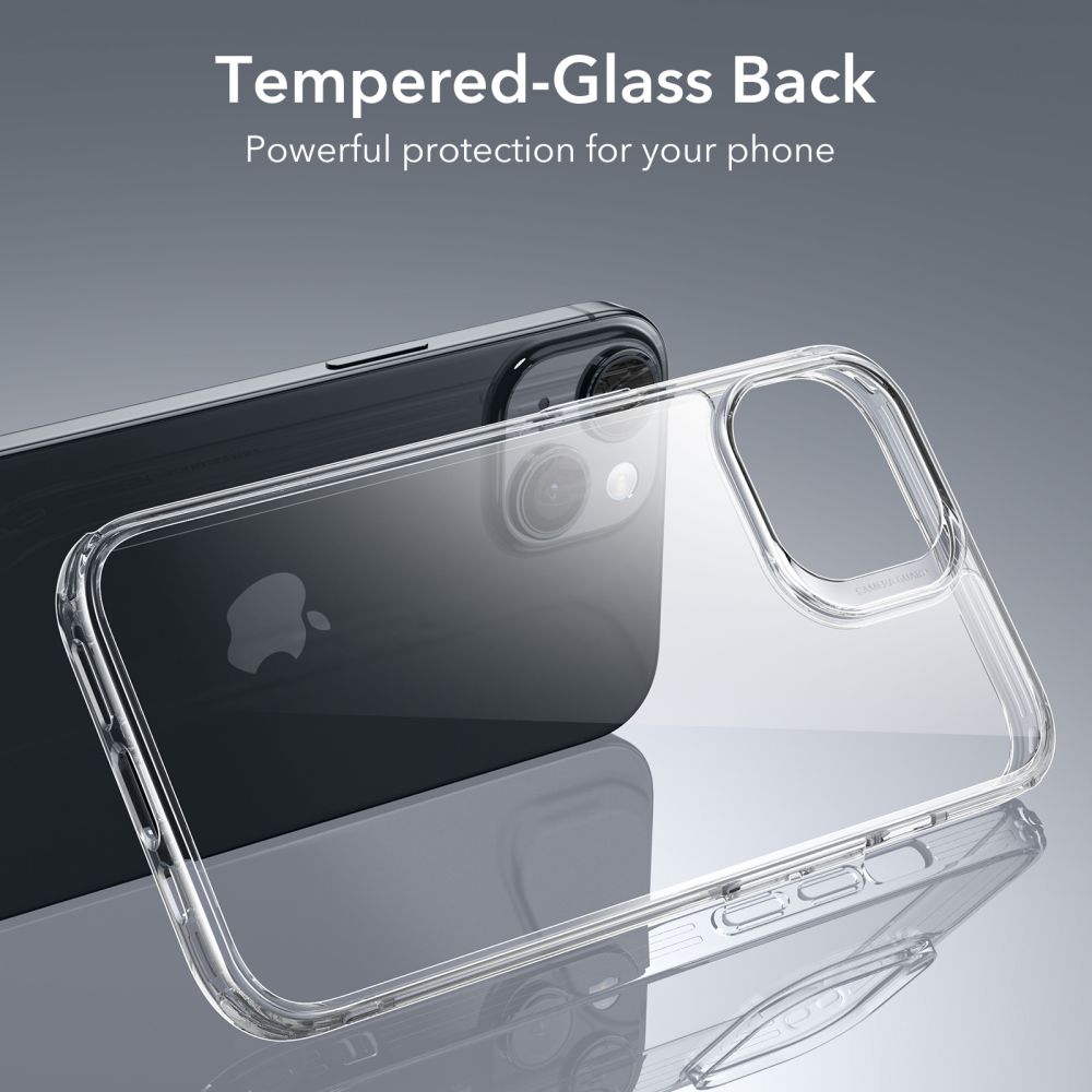 Dėklas ESR Ice Shield iPhone 15 Plus skaidrus