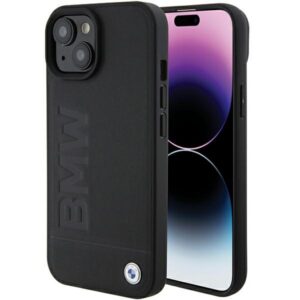BMW odinis dėklas iPhone 15 Plus – juodas