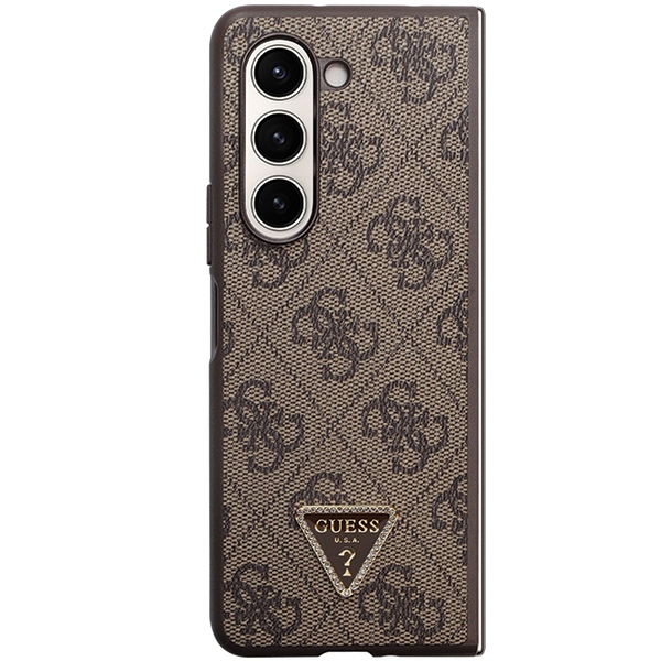 Guess eko odos dėklas Samsung Galaxy Z Fold5 – rudas