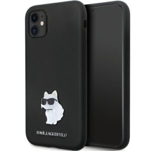 Karl Lagerfeld silikoninis dėklas iPhone 11/XR – juodas