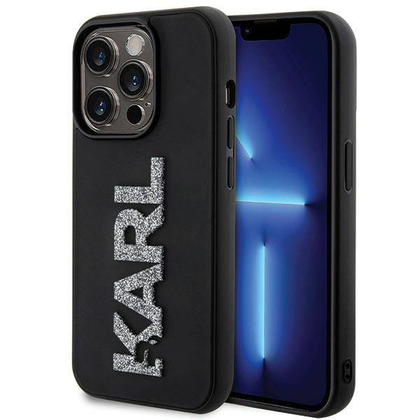 Karl Lagerfeld dėklas iPhone 15 Pro Max – juodas