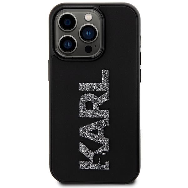 Karl Lagerfeld dėklas iPhone 15 Pro Max – juodas