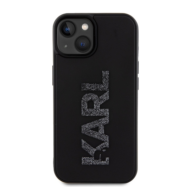 Karl Lagerfeld dėklas iPhone 15 – juodas