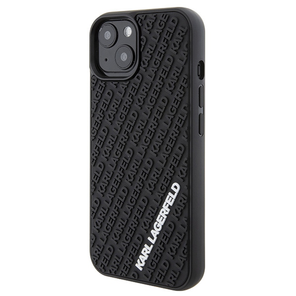 Karl Lagerfeld dėklas iPhone 15 – juodas
