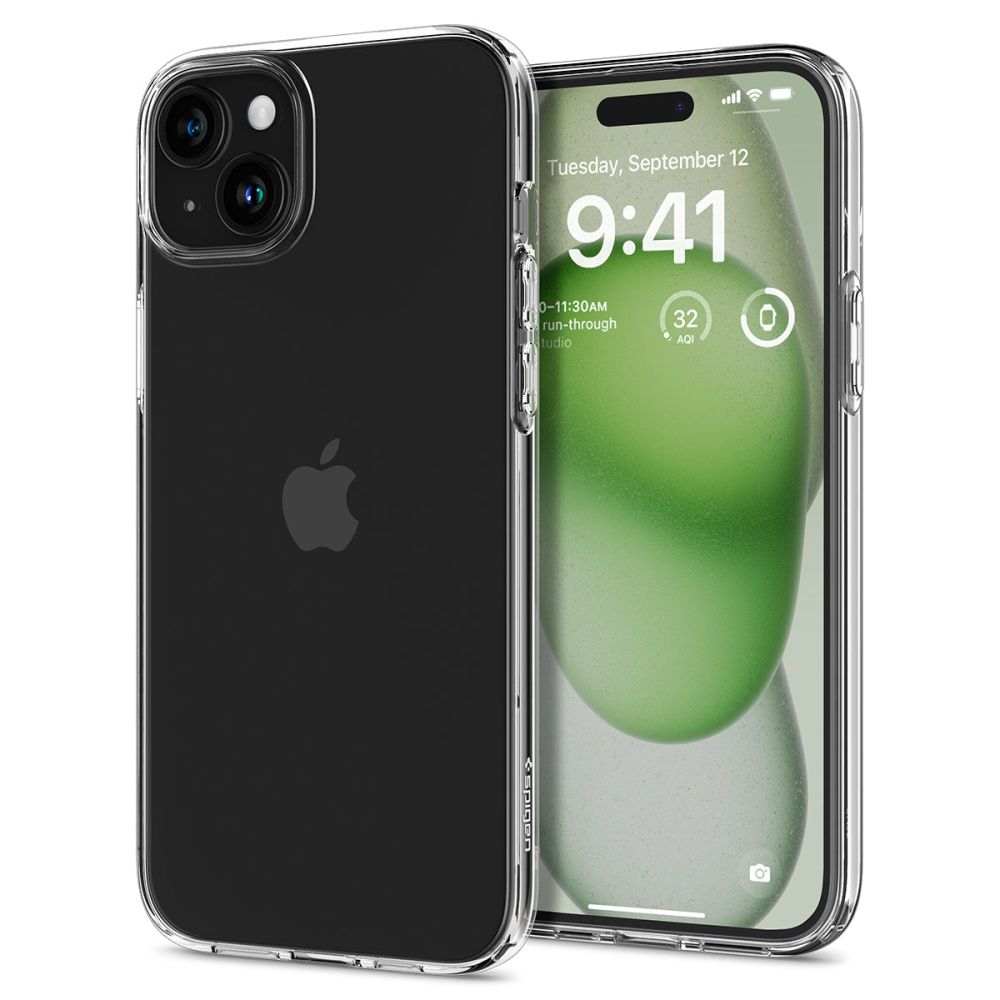 Dėklas Spigen Liquid Crystal iPhone 15 Plus, skaidrus