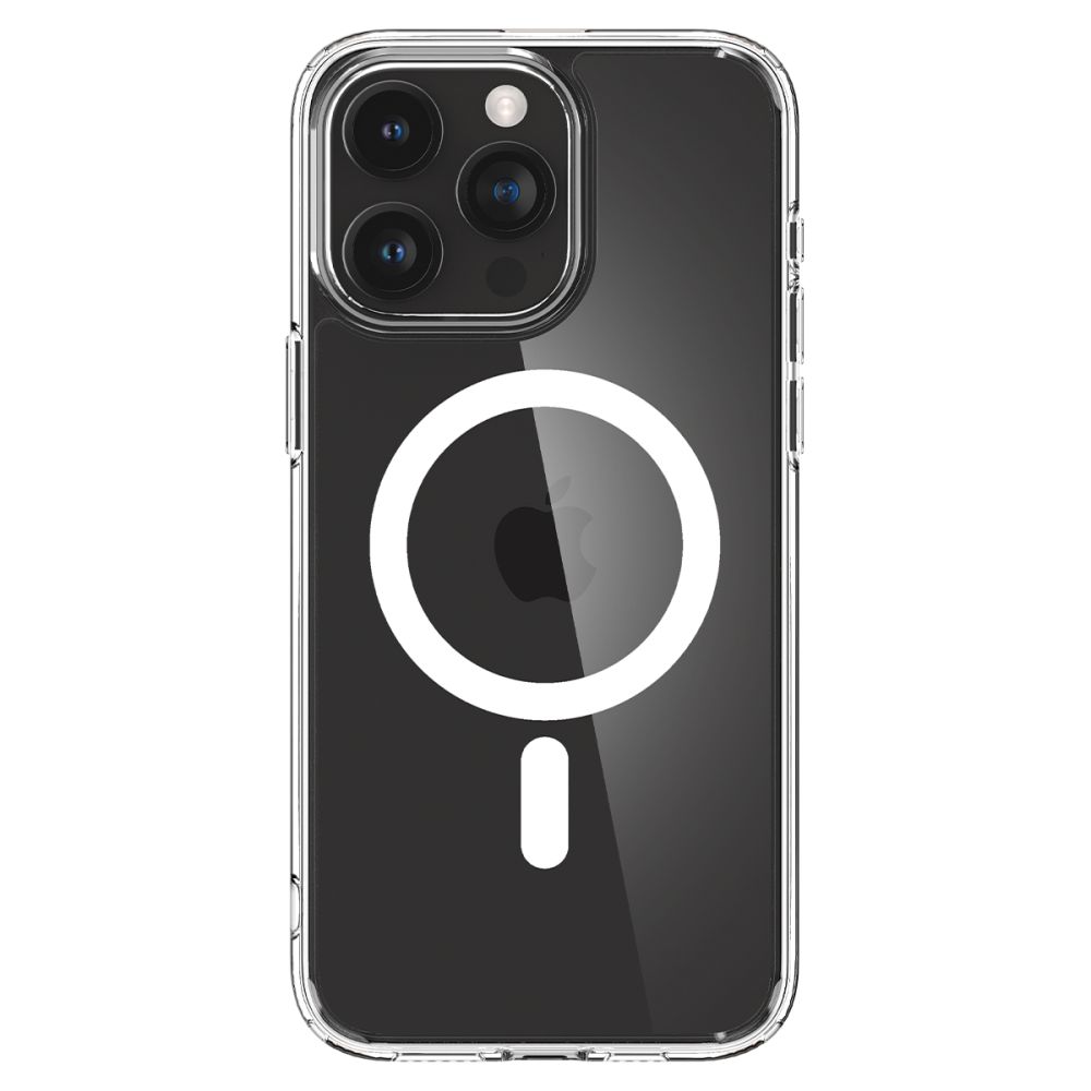 Dėklas Spigen Ultra Hybrid Mag iPhone 15 Pro Baltas