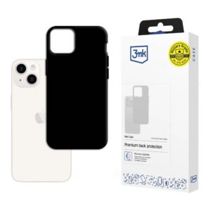 Apple iPhone 15 – 3mk matinis dėklas juodas