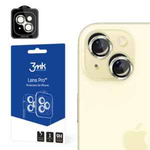 Apple iPhone 15 – 3mk Lens Protection Pro geltona