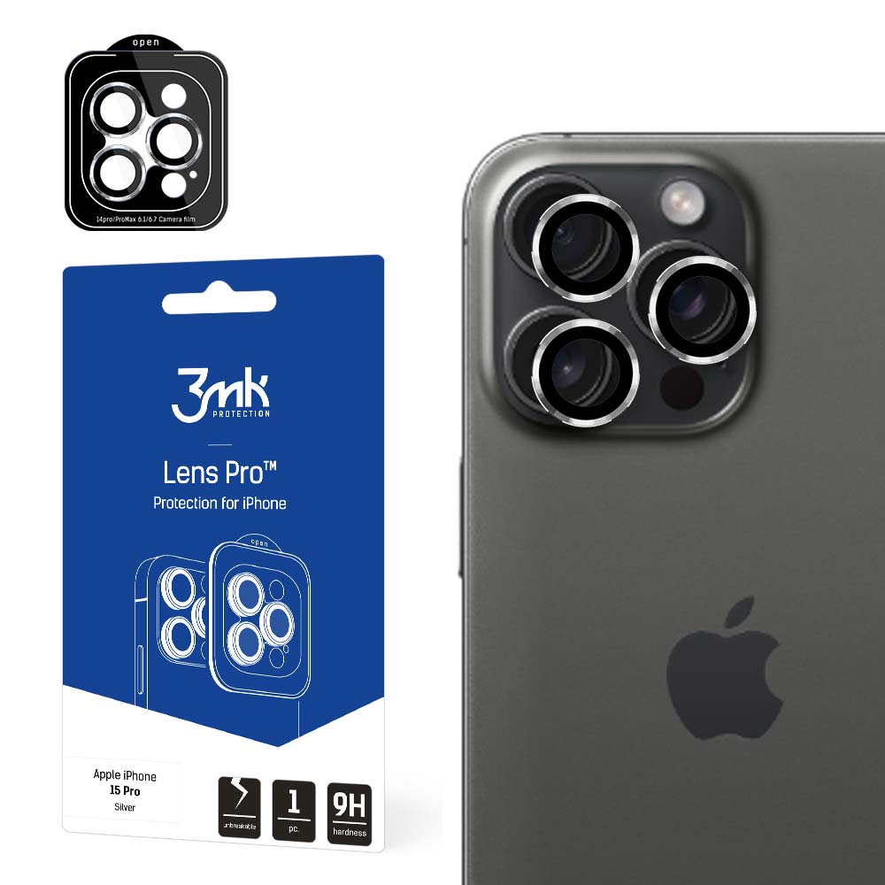 Apple iPhone 15 Pro – 3mk Lens Protection Pro