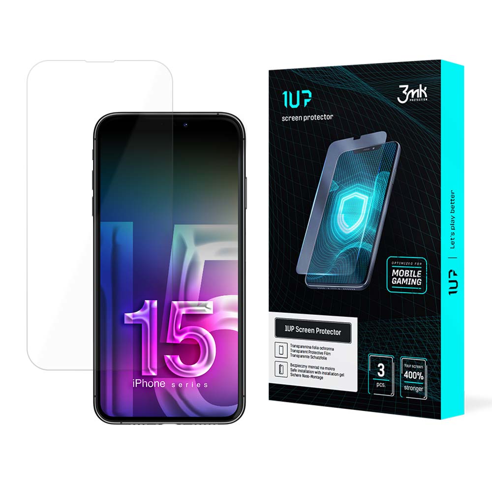 Žaidėjų plėvelė 3mk 1UP iPhone 15