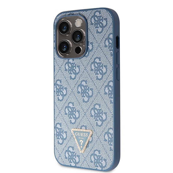 Guess dėklas su dirželiu iPhone 14 Pro 6.1" – rudas