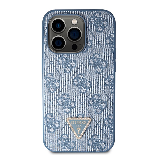 Guess dėklas su dirželiu iPhone 14 Pro 6.1" – rudas