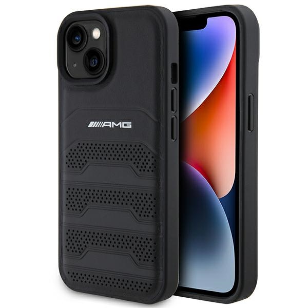 AMG odinis dėklas iPhone 15/14 Plus – juodas