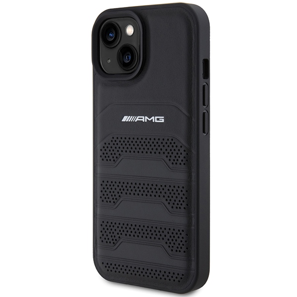 AMG odinis dėklas iPhone 15/14 Plus – juodas
