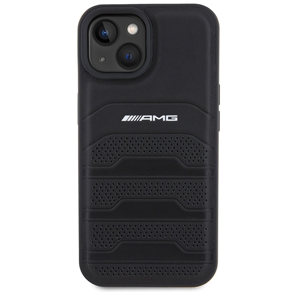 AMG odinis dėklas iPhone 15/14 Plus – juodas