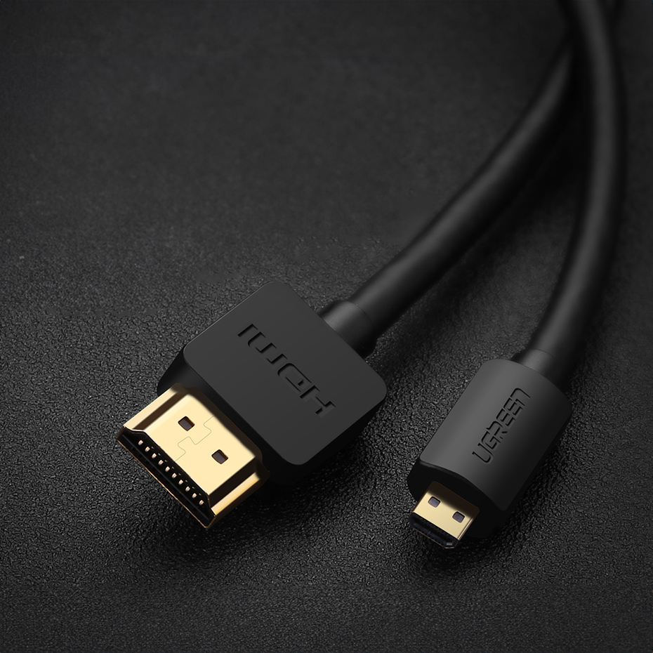 Ugreen HD127 micro HDMI - HDMI 2.0 4K 60Hz laidas 1 m - juodas
