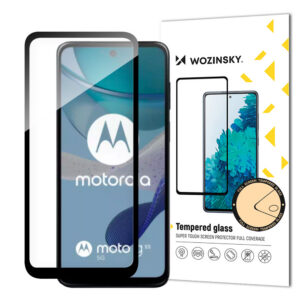 Wozinsky visiškai klijais grūdintas stiklas, skirtas Motorola Moto G53
