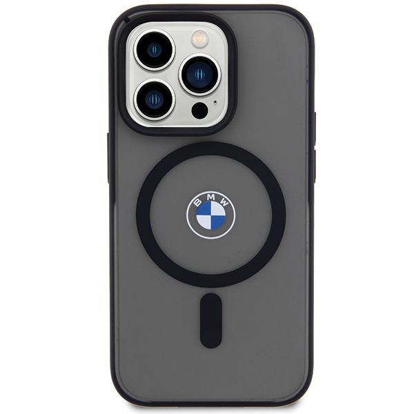 BMW MagSafe dėklas iPhone 15 Pro – juodas